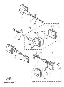 SR125 Поворотники