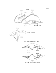ZR750 Decals(white / black)(maf / mas)