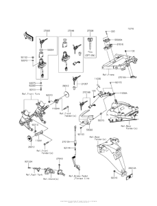 ZX1400 Замок зажикания