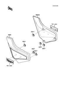 ZN1300 Боковые обтекатели