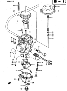 DR650 Carburetor assy