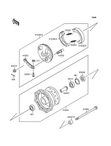 KX60 Переднее колесо