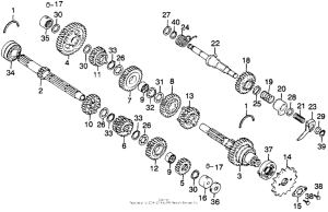 CB360 Трансмиссия