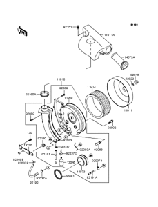 VN400 Воздушный фильтр
