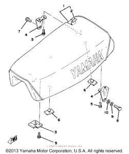 YZ80G Сиденье