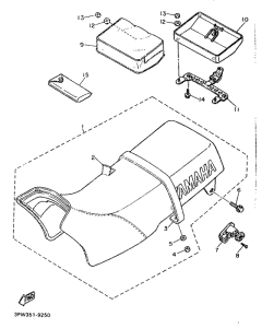 XT600 Сидение