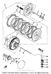 YZ60H Сцепление