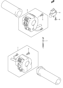 VS800 Рулевой переключатель
