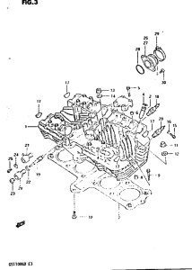 GS1100 Головка цилиндров