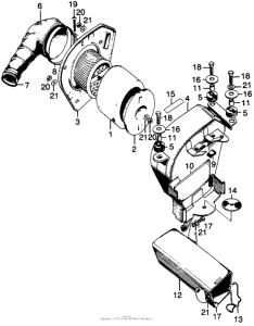 CL125 Air cleaner + tool box