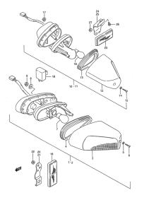 GSX1100 Поворотники