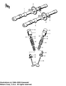 KZ1000 Camshafts / valves