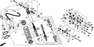 CR80R Shock absorber 85-87