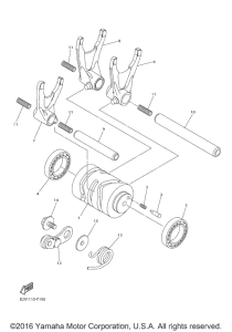 WR250F Копирный вал