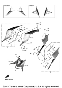 YZF-R6 Боковые обтекатели