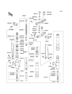 KX500 Front fork(1 / 2)