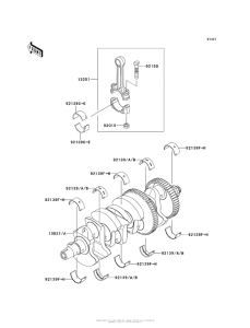 ZR1000 Коленвал
