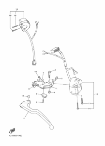 FZ1-SA Interruptor  manillar&palanc