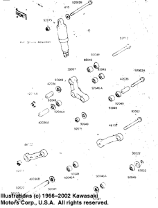 ZX900 Задняя подвеска