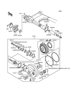 ZL400 ドライブシャフト / ファイナルギヤー