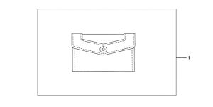 VT750C2 Leather pouch