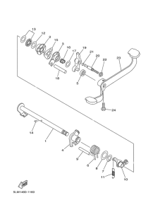 T105SE Вал переключения