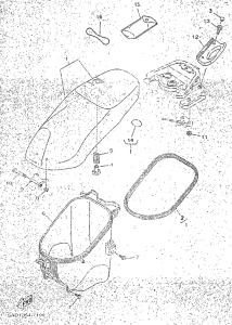 YN50R Сиденье