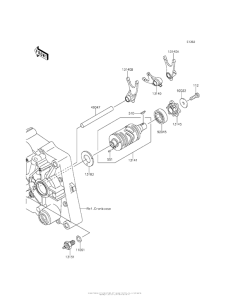 Валы и вилки переключения передач