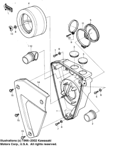 KX125 Воздухоочиститель