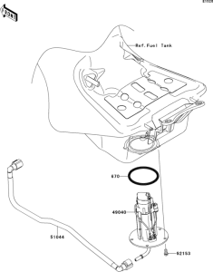 ZG1400 Топливный насос