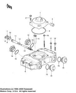 KZ400 Cylinder head covers