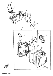 YN50R Впускная система