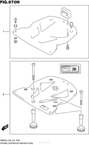 AN650 Optional (Stopper Set Rear Box Plate)
