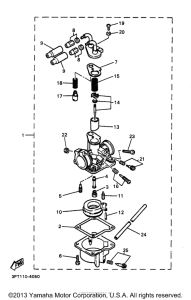 PW50K1 Карбюратор