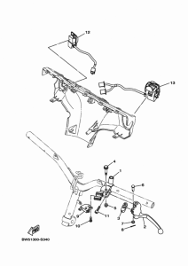 LTS125-C Handle switch & lever