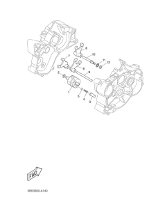 DT50RSM Shift cam. fork