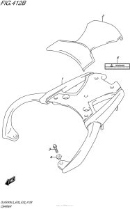 DL650X (ABS) Carrier (Dl650Xal5 E33)