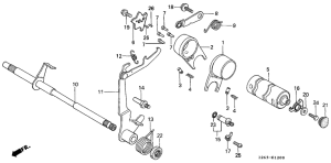 ST70 Вилка переключения передач