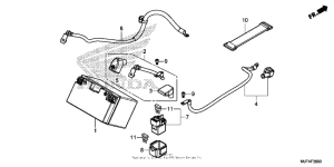 CTX700N DCT Аккумулятор