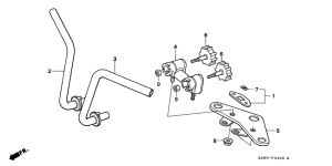  Handle pipe / top bridge