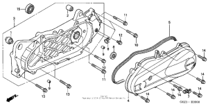 NPS50 Swingarm + left crankcase cover