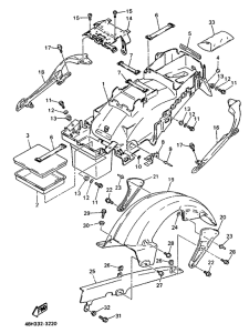 GTS1000 Задний бампер