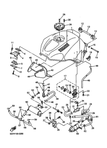 YZF-R6 Tank fuel