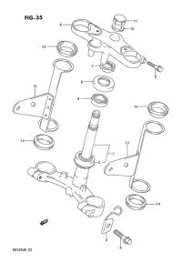RG125 Траверса нижняя