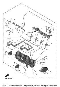 YZF-R6 Впускная система 2