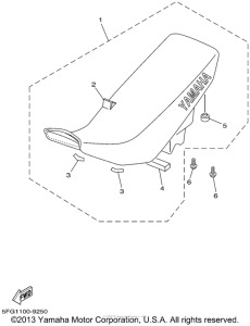 TTR225P Сиденье