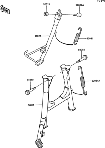 ZG1000 Подножка