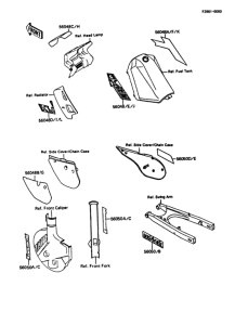 KMX125 Наклейки