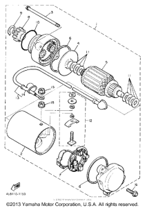 YX600UC Стартер