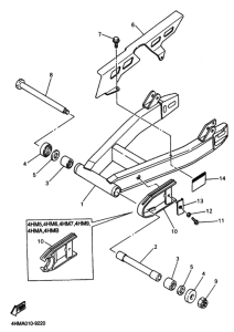 XJR400R ﾘﾔｱｰﾑ